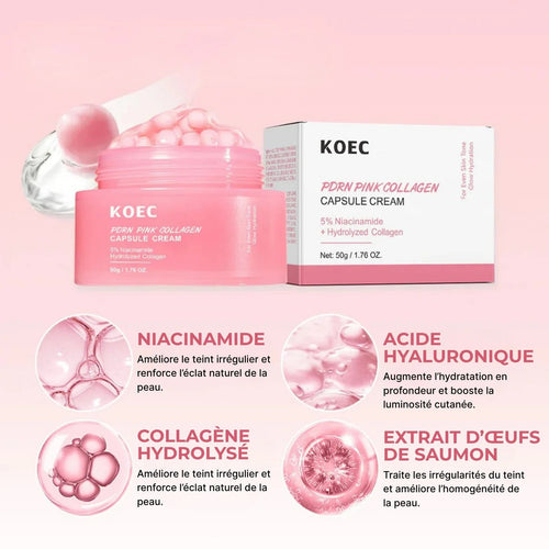 Crème Visage Hydratante Éclat – Capsules Actives Anti - Imperfections - Luna Beauté